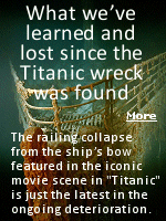 Ever since the R.M.S. Titanic slipped below the icy waters of the North Atlantic on April 15, 1912, the disaster has attracted public interest. After the ship hit an iceberg, roughly 1,500 of the ship's 2,200 passengers and crew perished. The discovery of the Titanic wreck in 1985 has led to its own dramas about the conservation of historical disaster sites. National Geographic tells how it has all unfolded.